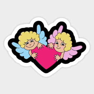 Valentine's Day Cupid Sticker